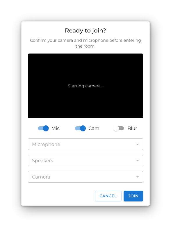 Join Device Dialog